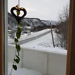 Villaer Modern House In Front Of Midnight Sun Lavangen