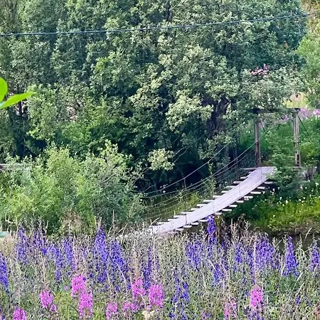 Modern House In Front Of Midnight Sun فيلة