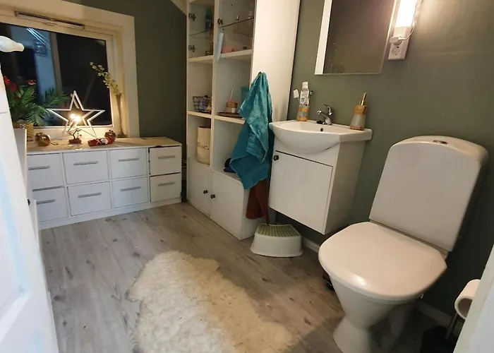 Modern House In Front Of Midnight Sun * Lavangen