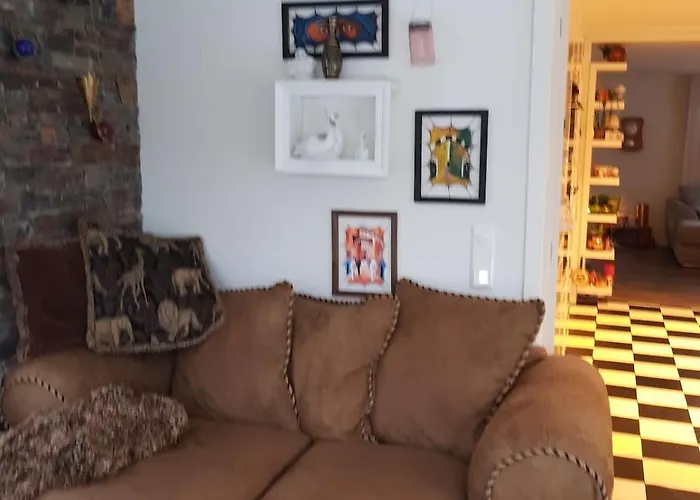 Modern House In Front Of Midnight Sun * Lavangen