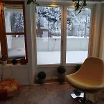 Modern House In Front Of Midnight Sun Villa Lavangen