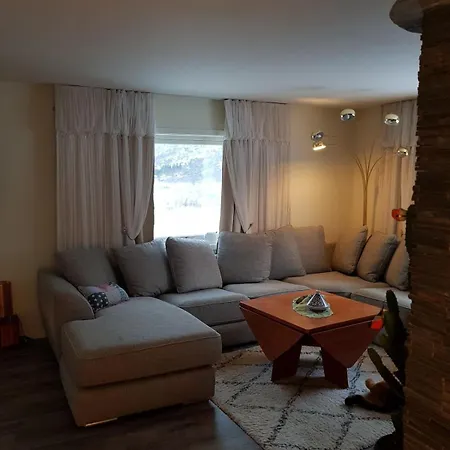 Modern House In Front Of Midnight Sun *