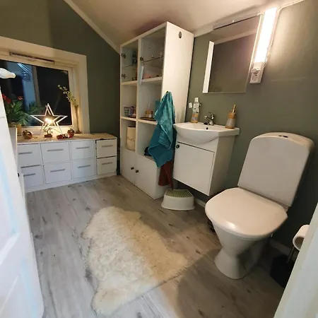 Modern House In Front Of Midnight Sun * Lavangen