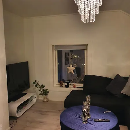 Modern House In Front Of Midnight Sun *