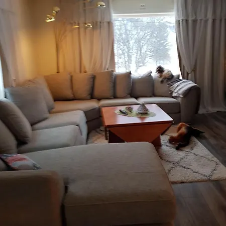 Modern House In Front Of Midnight Sun * Lavangen