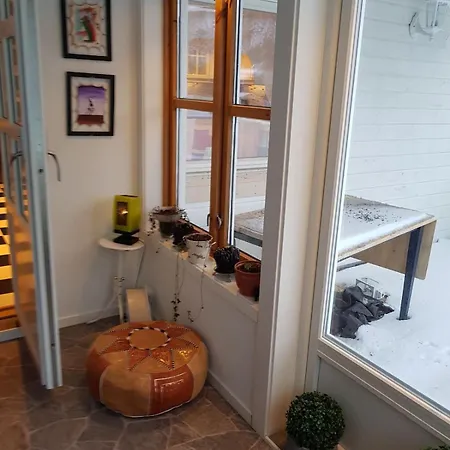 Modern House In Front Of Midnight Sun * Lavangen