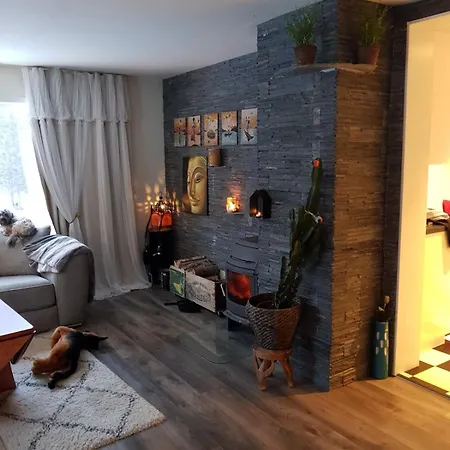 Villa Modern House In Front Of Midnight Sun *